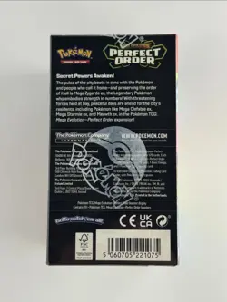 Pokemon Mega Evolution PERFECT ORDER Half Booster Box 18 Packs - Sealed and New - Image 3