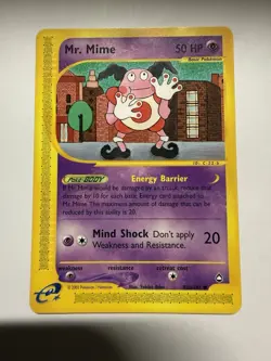 Mr. Mime (95b) 095B/147 Aquapolis Pokemon S259 - Image 1