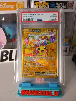 2024 Pokemon Pikachu Ex Hyper Rare PSA 10 - Image 1