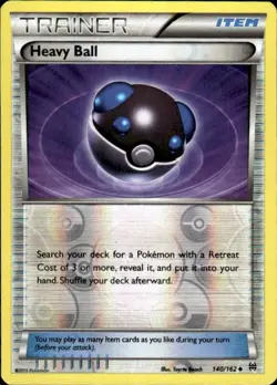Pokemon Reverse Holo Heavy Ball XY - BREAKthrough 140/162 LP - Image 1