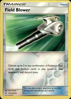 Pokemon Reverse Holo Field Blower SM - Guardians Rising 125/145 LP - Image 1