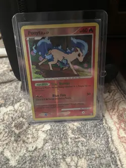 Pokemon Ponyta SH11 Arceus Shiny Holo Rare Reverse Holo 60 HP Blue Fire - Image 1