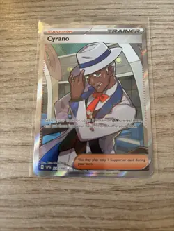 Pokemon TCG Cyrano Holo Card Sv08: Surging Sparks 230/191 - Image 1
