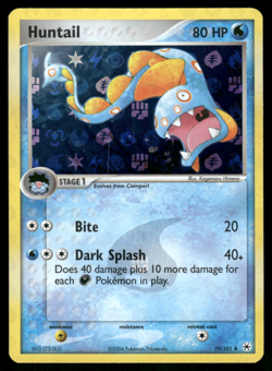 Pokemon TCG - Hidden Legends - Huntail 19/101 Reverse Holo - NM - Image 1