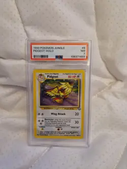 Pokemon TCG Pidgeot Jungle Card 8/64 Holo Rare Vintage PSA 7 Near Mint - Image 1
