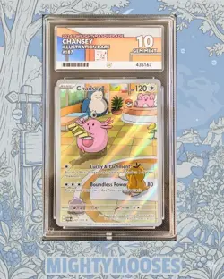 Chansey 187/167 - Twilight Masquerade - ACE 10 Slab (Gem Mint) - Pokemon TCG - Image 1
