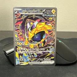 Pokemon TCG Iron Hands EX 154/131 Prismatic Evolution SIR Near mint ships fast - Image 1