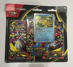 Pokemon Mega Evolution 3 Booster Packs & Psyduck Promo Card Pokemon TCG Sealed! - Image 1
