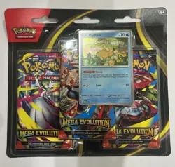 Pokemon Mega Evolution 3 Booster Packs & Psyduck Promo Card Pokemon TCG Sealed! - Image 2