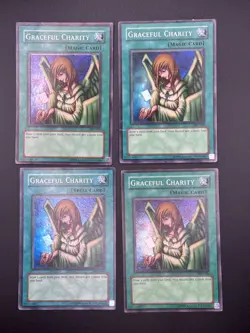 Konami Yu-Gi-Oh! TCG Graceful Charity SDP-040 Magic/Spell Card Lot of 4 ✨ - Image 1