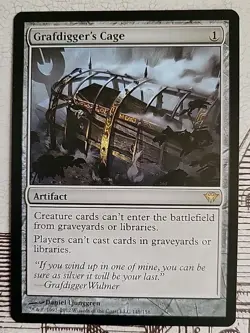 MTG Grafdigger's Cage x1 NM ~Dark Ascension (Magic the Gathering)*Free Shipping* - Image 1