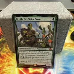 Bristly Bill, Spine Sower Promo Stamp Outlaws of Thunder Junction -Pack Fresh - Image 1