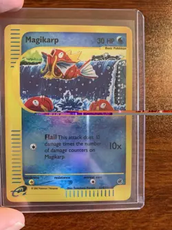 Pokemon Magikarp 118/165 Expedition Base Set Reverse Holo Common 2002 - Image 3