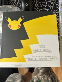 Pokemon Celebrations 25th Anniversary Elite Trainer Box - Small Tear but sealed. 820650809866 - Image 1