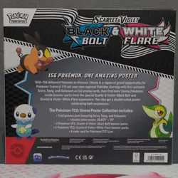 Pokemon TCG Scarlet & Violet Black Bolt & White Flare Poster Collection Sealed - Image 2
