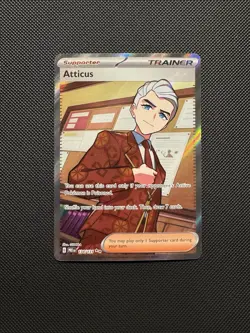 Pokemon TCG Atticus 134/131 Sv: Prismatic Evolutions Ultra Rare Near Mint - Image 1