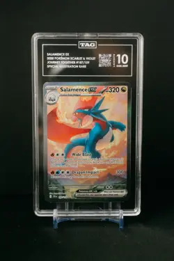 Salamance EX SIR 187/159 - 2025 Pokemon Journey Together - TAG 10 Gem Mint - Image 1