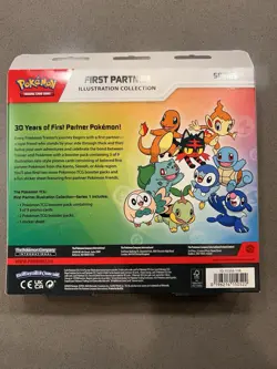 Pokemon First Partner Illustration Collection Series 1 Box NEW IN HAND - Image 2