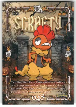 Scrafty #48- Cracked Ice Holo - Prisma Trick or Treat Cards - Pokemon - Image 1