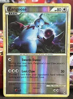Pokemon Zangoose 39/95 Call Of Legends Reverse Holo Near Mint - Image 1