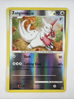 Zangoose 59/106 MP Great Encounters Reverse Holo Pokemon TCG - Image 1