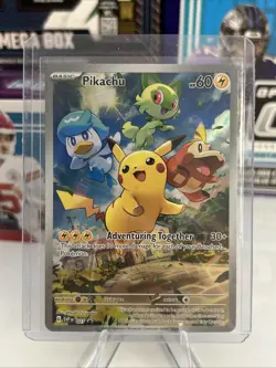 Pokemon Pikachu Adventuring Together Promo Card 027 Sealed in original plastic - Image 3
