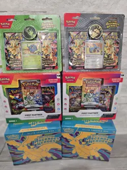 Pokemon Value Bundle: Mega Evolution Ascended Heroes Elite Trainer Boxes Blister - Image 1