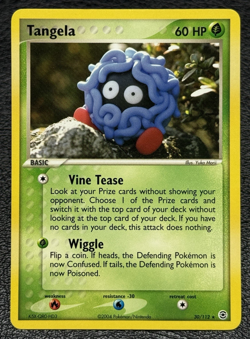 Tangela 30/112 - Yuka Morii Art - Vintage Pokemon TCG: FireRed & LeafGreen - NM - Image 1