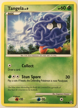 POKEMON TANGELA LV.9 77/99 PLATINUM ARCEUS COMMON NEAR MINT - Image 1