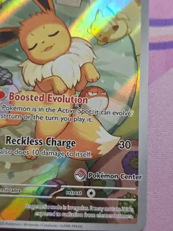 Pokemon TCG Eevee 173 Holo Promo Prismatic Evolutions Pokemon Center Stamped - Image 2