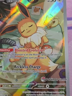 Pokemon TCG Eevee 173 Holo Promo Prismatic Evolutions Pokemon Center Stamped - Image 3