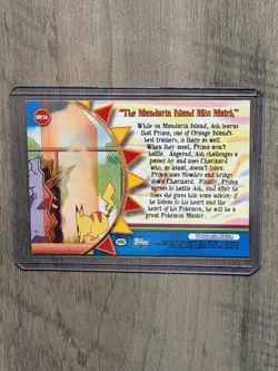 The Mandarin Island Miss Match Blue Logo OR#16 Pokemon 2000 Topps VLP - Image 2