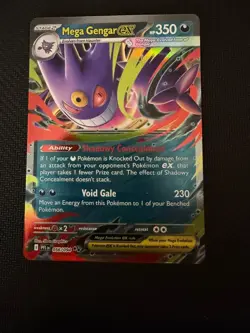 Mega Gengar ex 056/094 Double Rare Phantasmal Flames Pokemon Near Mint - Image 1