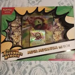 Pokemon Ascended Heroes Mega Evolution ex Box Set Meganium Feraligatr Emboar - Image 2
