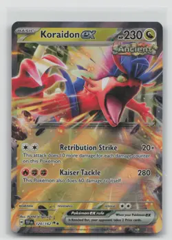 Pokemon Koraidon ex 120/162 Double Rare Holo Temporal Forces - Image 1