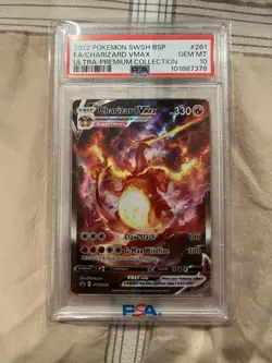 2022 Pokemon SWSH BSP FA/Charizard VMAX Ultra-Premium Collection Psa 10 - Image 1