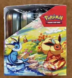 Pokemon TCG Prismatic Evolutions Mini Tin Display Case Brand New and Sealed ✅ - Image 2