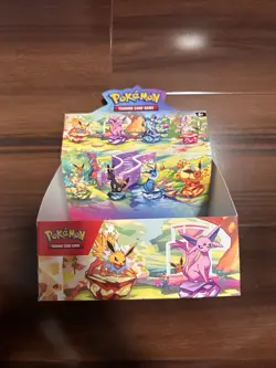 Pokemon TCG Prismatic Evolutions Mini Tin Display Box ONLY/No Packs/No Tins - Image 1