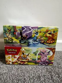Pokemon Prismatic Evolutions Mini Tin Display New & Sealed - Image 1