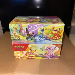 Pokemon TCG Prismatic Mini Tin Display UNSEALED NEW - Image 1