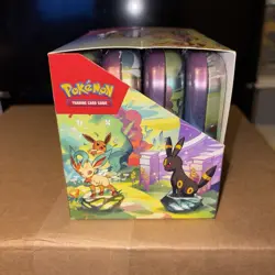 Pokemon TCG Prismatic Mini Tin Display UNSEALED NEW - Image 3