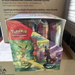 Pokemon TCG Scarlet & Violet Prismatic Evolutions Mini Tin Display Box SPANISH V - Image 2