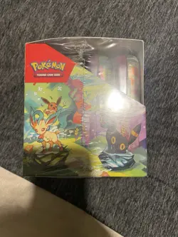 Pokemon TCG - Prismatic Evolutions Mini Tin Display Case (8 Tins) -MINT seal - Image 4