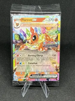 Flareon EX 014/131 Stamped Promo Prismatic Evolution SEALED - Pokemon TCG Card - Image 1