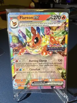 Flareon EX 014/131 Stamped Promo Prismatic Evolution SEALED - Pokemon TCG Card - Image 2
