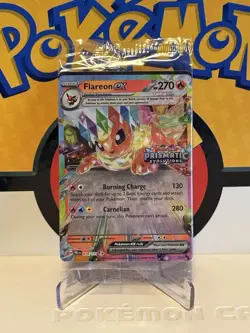 Flareon EX 014/131 Stamped Promo Prismatic Evolution SEALED - Pokemon TCG Card - Image 3