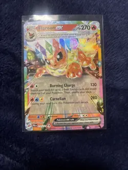 Flareon ex Prize Pack Series 7 PRE 014/131 Pokemon TCG NM - Image 1