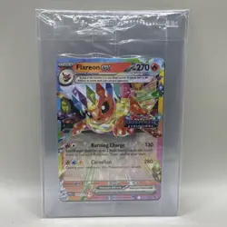 New Flareon EX 014/131 Prismatic Evolutions SEALED & STAMPED Promo Pokemon TCG - Image 1