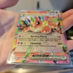 Pokemon TCG Prismatic Evolutions Flareon EX Double Rare Holo 014/131 NM-MINT - Image 3