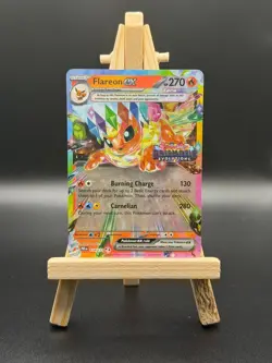 Pokemon TCG: Flareon ex 014/131 - SV Prismatic Evolutions Promo (Stamped) - NM - Image 1